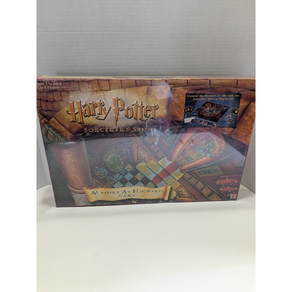 Harry Potter Sorcerers Stone Mystery at Hogwarts Game 2000 Mattel 42754 Sealed